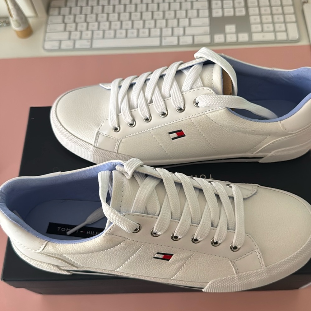 Tommy Hilfiger White Lestiel Sneaker